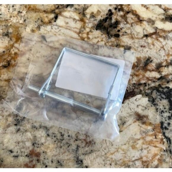 Trailer Coupler Pin, 1/4-Inch Diameter x 2-3/4-Inch Long, CLEAR ZINC - Picture 1 of 1